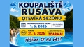 Plakát na burgerovou neděli na koupalisti