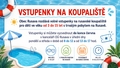 Volné vstupenky na koupaliště